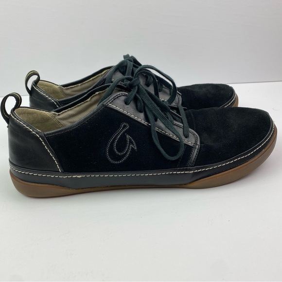 OluKai Other - OluKai | Makapu'u Black Suede Sneaker Men's 11
